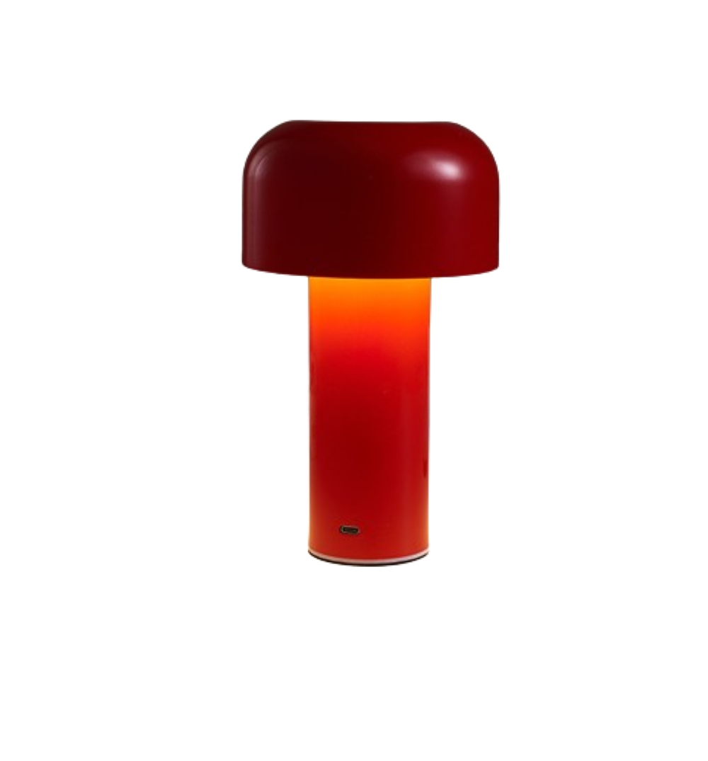 Lámpara de Mesa Zigor - Roja