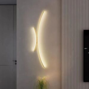 Aplique Led de pared - Monica dorado