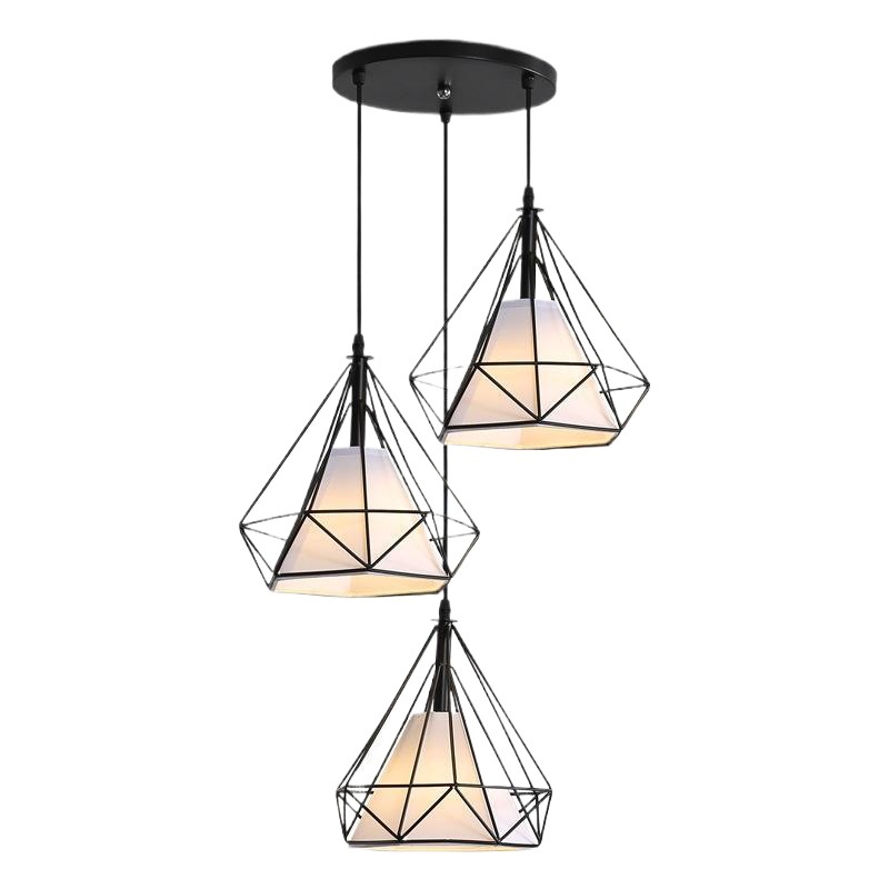 Lámpara Colgante Triple Diamantes - Imagen 3